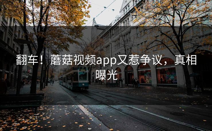 翻车！蘑菇视频app又惹争议，真相曝光